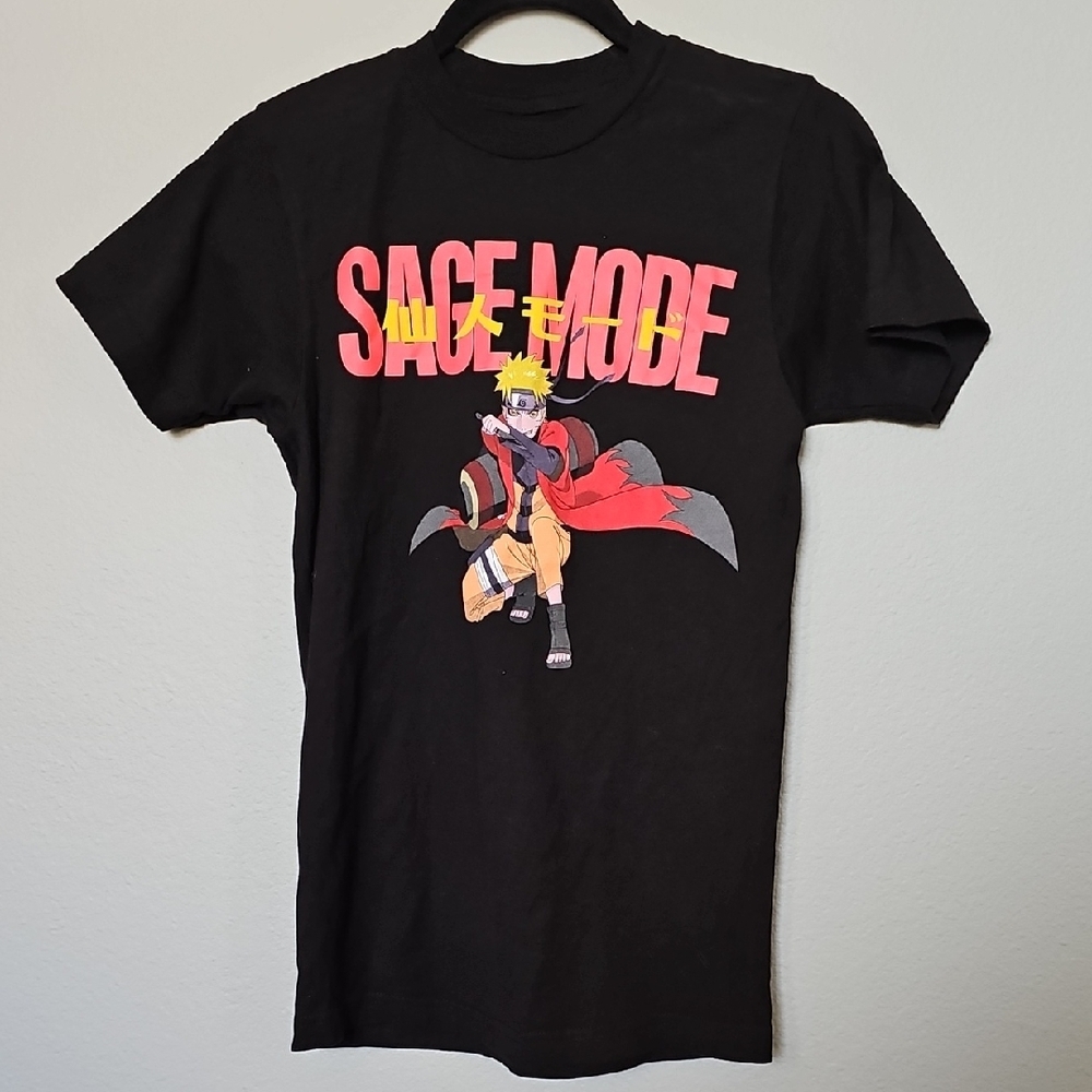 Naruto Shippuden Collection Black Sage Mode Graphic Short Sleeve T-Shirt XS